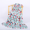 OEM Customized Christmas Cartoon Printing Colar Plush Fleece Blanket Factory