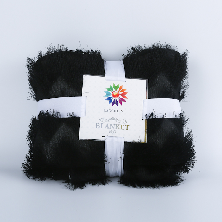  factory supply double sided jacquard sherpa fleece soft bed blanket supplier