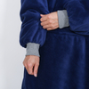 Plush Friends TV Robe Sherpa Wearable Fleece Hoodie Blanket Custom With Sleeves Wholesale