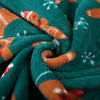 OEM Customized Christmas Cartoon Printing Colar Plush Fleece Blanket Factory